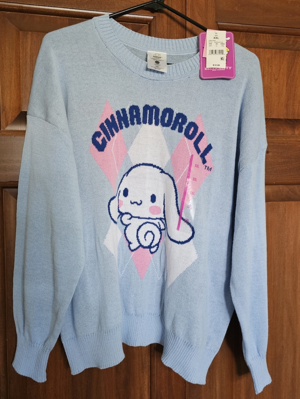 Light Blue Sanrio Knit Sweater